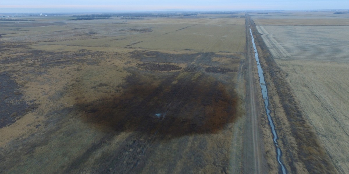 One photo shows how the Keystone pipeline is living up to activists' biggest fears