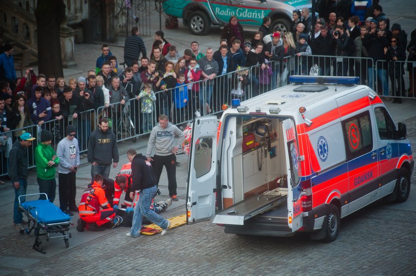 Wypadek skutera śnieżnego podczas akrobacji w Gdańsku