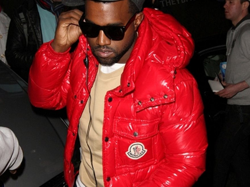 Kanye West w puchówce Moncler
