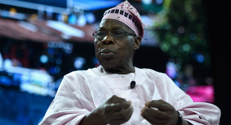 Former President Olusegun Obasanjo. [Getty Images]