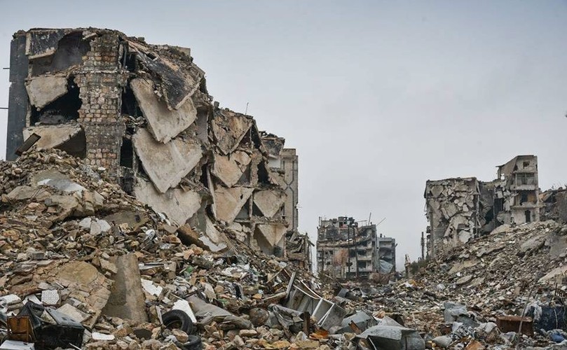 ROSYJSCY ŻOŁNIERZE W ALEPPO