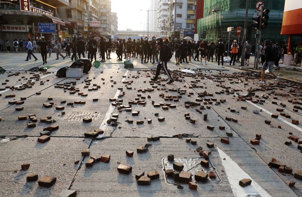 Protesty w Hongkongu