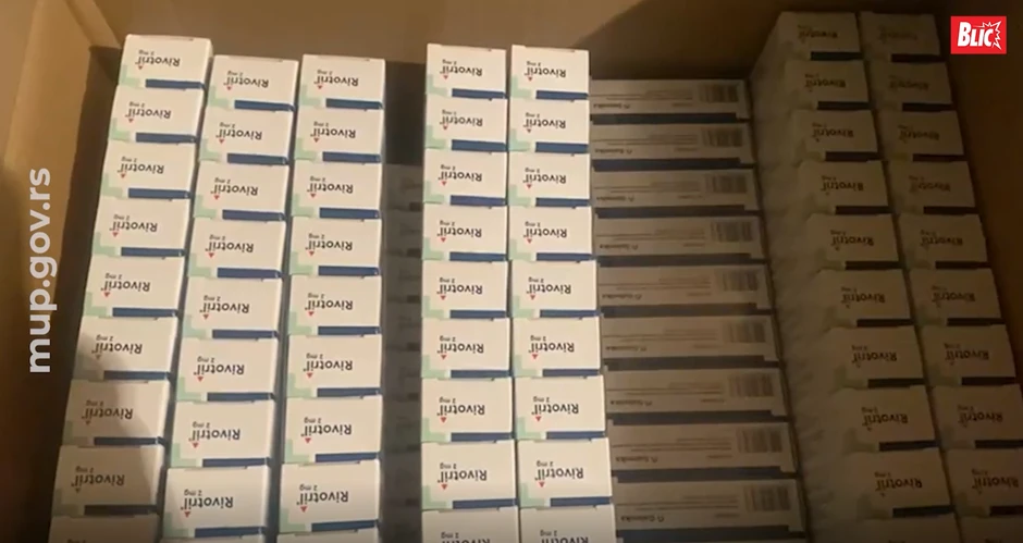 Zaplena tableta u Beogradu