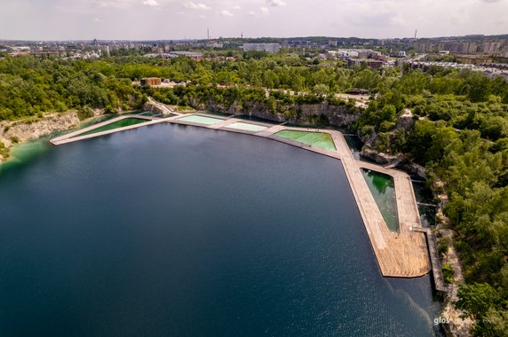 Park Zakrzówek jeszcze przed otwarciem