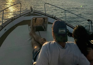 Bojana Rajić sa mužem na jahti