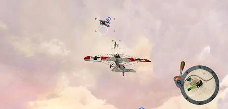 Screen z gry "Red Baron Arcade"