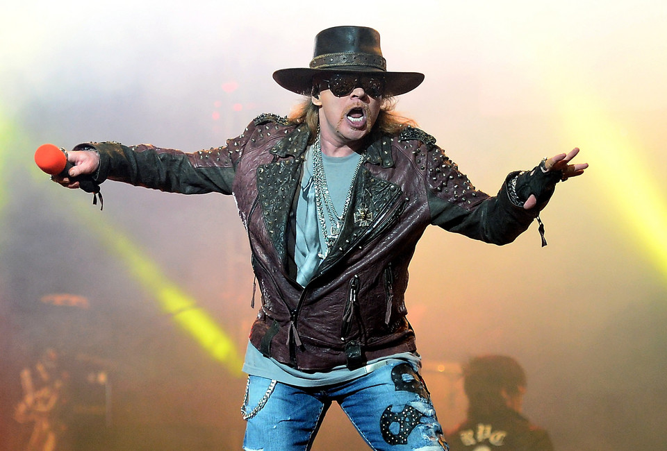 Axl Rose z Guns N' Roses