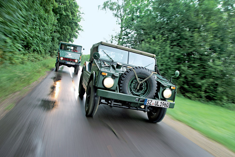 Rolnik kontra żołnierz - Unimog 2010 kontra Porsche 597 Jagdwagen