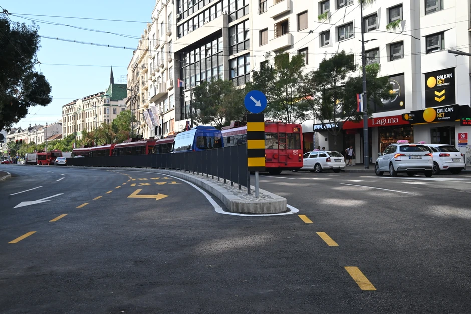 Terazije puštanje saobraćaja