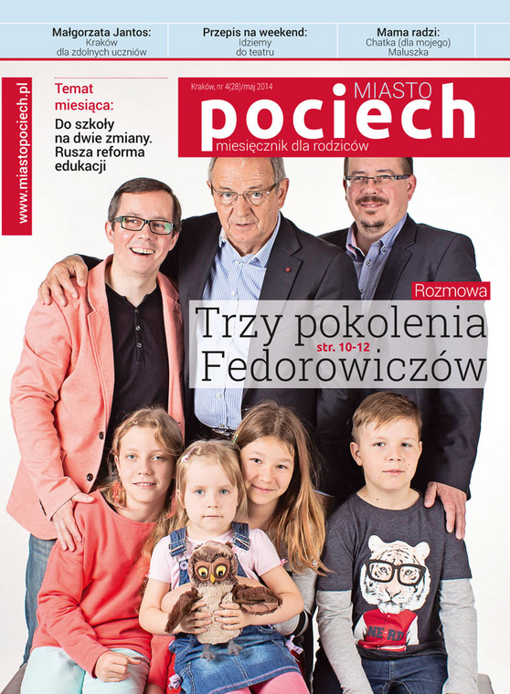 Majowa okładka "Miasta Pociech"