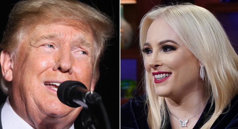 Former President Donald Trump has described Meghan McCain as a low-life and a bully.
