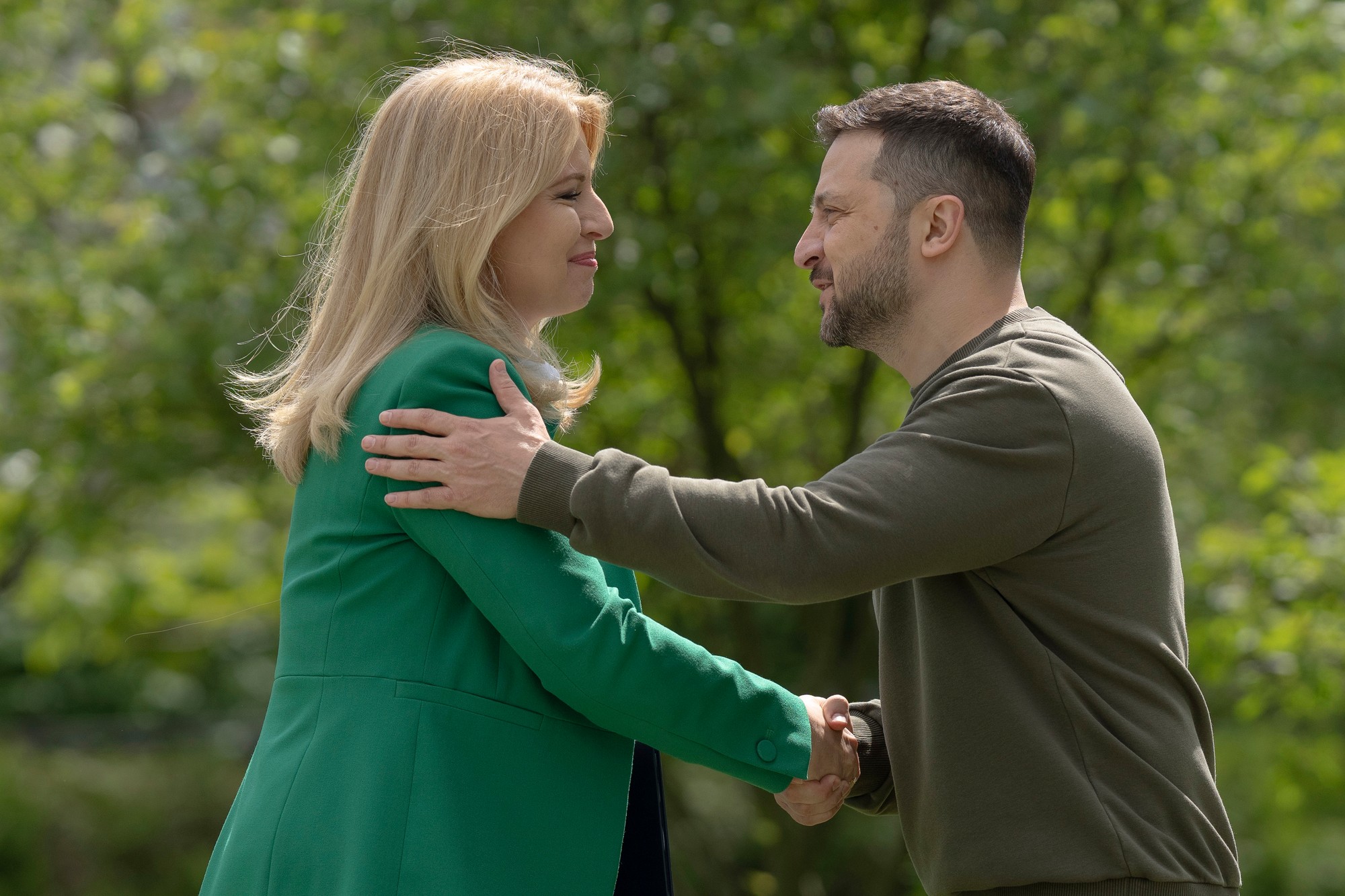 Zuzana Čaputová na rozlúčkovej návšteve Ukrajiny.