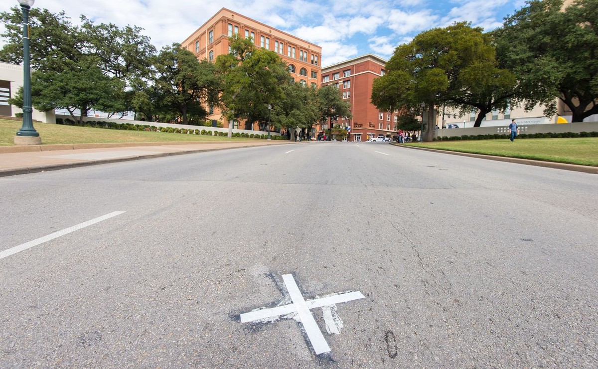 Dallas, USA. Miejsce, w którym zginął John F. Kennedy