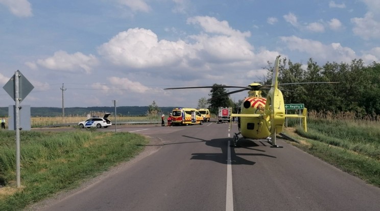 A balesetben a tamási idős férfi életét vesztette / Fotó: police.hu