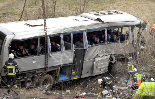 Wypadek autobusu