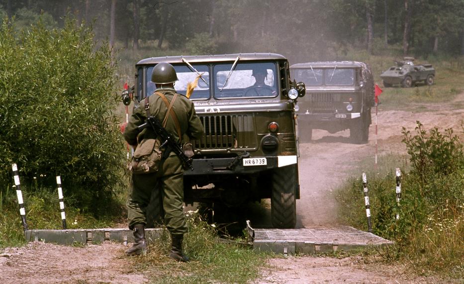 Honvédségi hadgyakorlat 1986-ban / Fotó: Fortepan Urbán Tamás