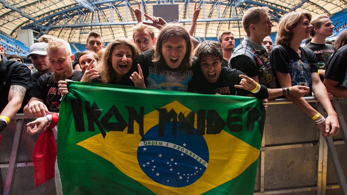 Publiczność na koncercie Iron Maiden w Poznaniu