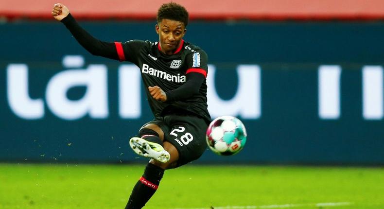 Everton signing Demarai Gray scored once in 12 outings for Bayer Leverkusen last season Creator: Thilo SCHMUELGEN