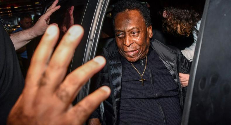 Pele has been in poor health in recent years, and has spent various stints in the hospital Creator: NELSON ALMEIDA