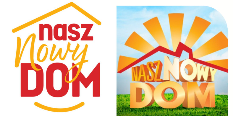 Nowe i stare logo programu "Nasz nowy dom"