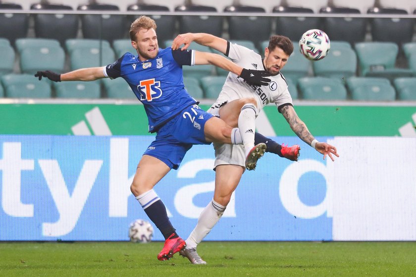 08.11.2020 LEGIA WARSZAWA - LECH POZNAN PKO BANK POLSKI EKSTRAKLASA PILKA NOZNA