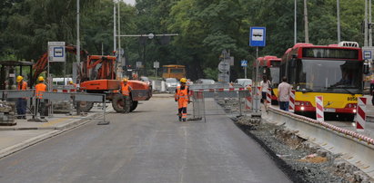 Tak wyglądają prace na ul. Wyszyńskiego