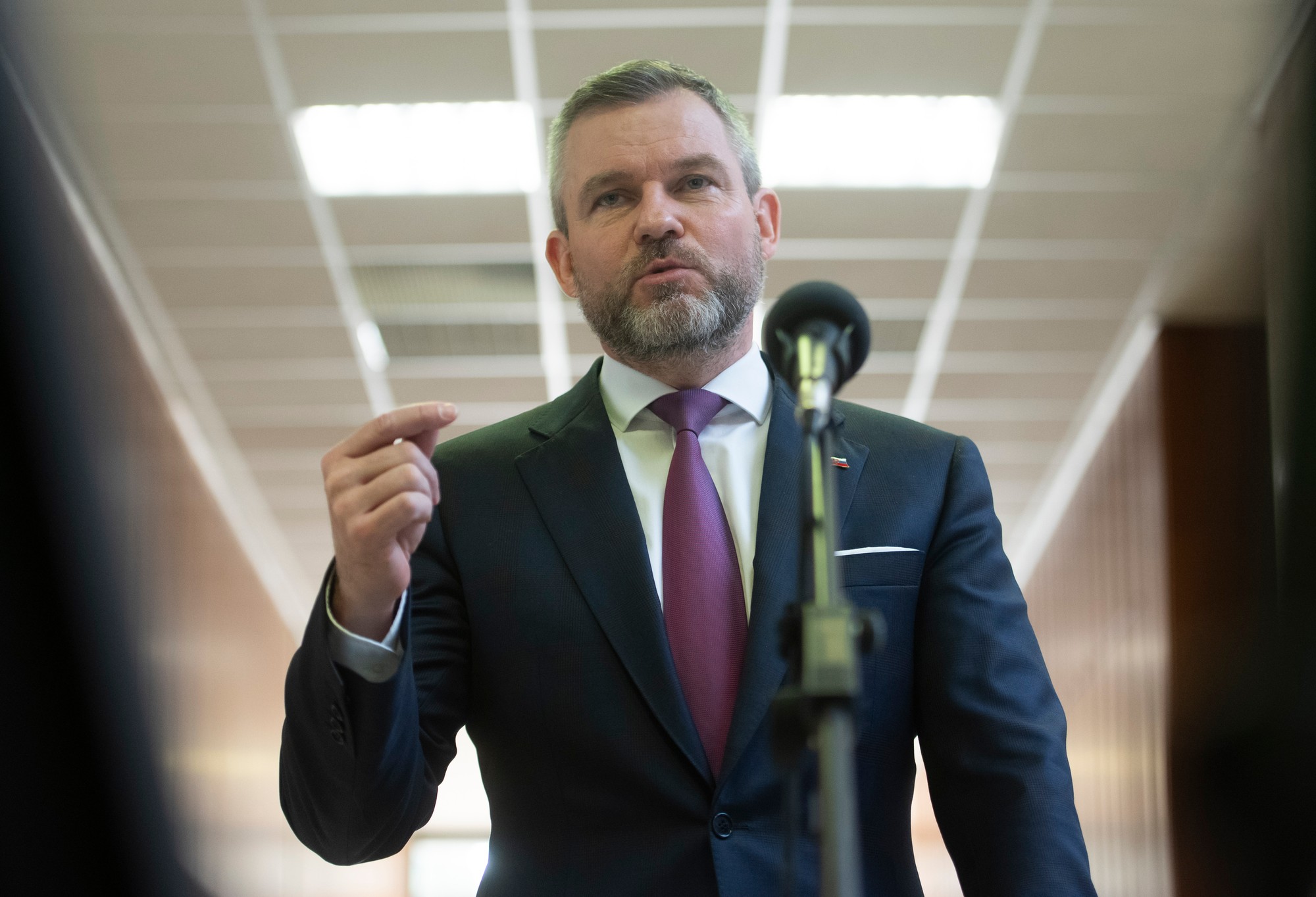 Predseda NR SR Peter Pellegrini (Hlas-SD).