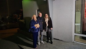 Mihajlo Šaulić sa majkom i ženom