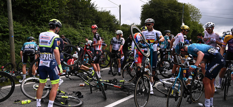 Aresztowano kobietę, która spowodowała kraksę podczas Tour de France