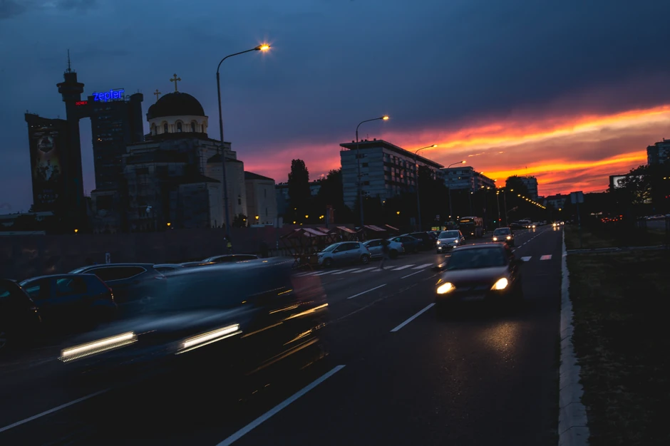 Nebo nedaleko od Geneks kule na Novom Beogradu