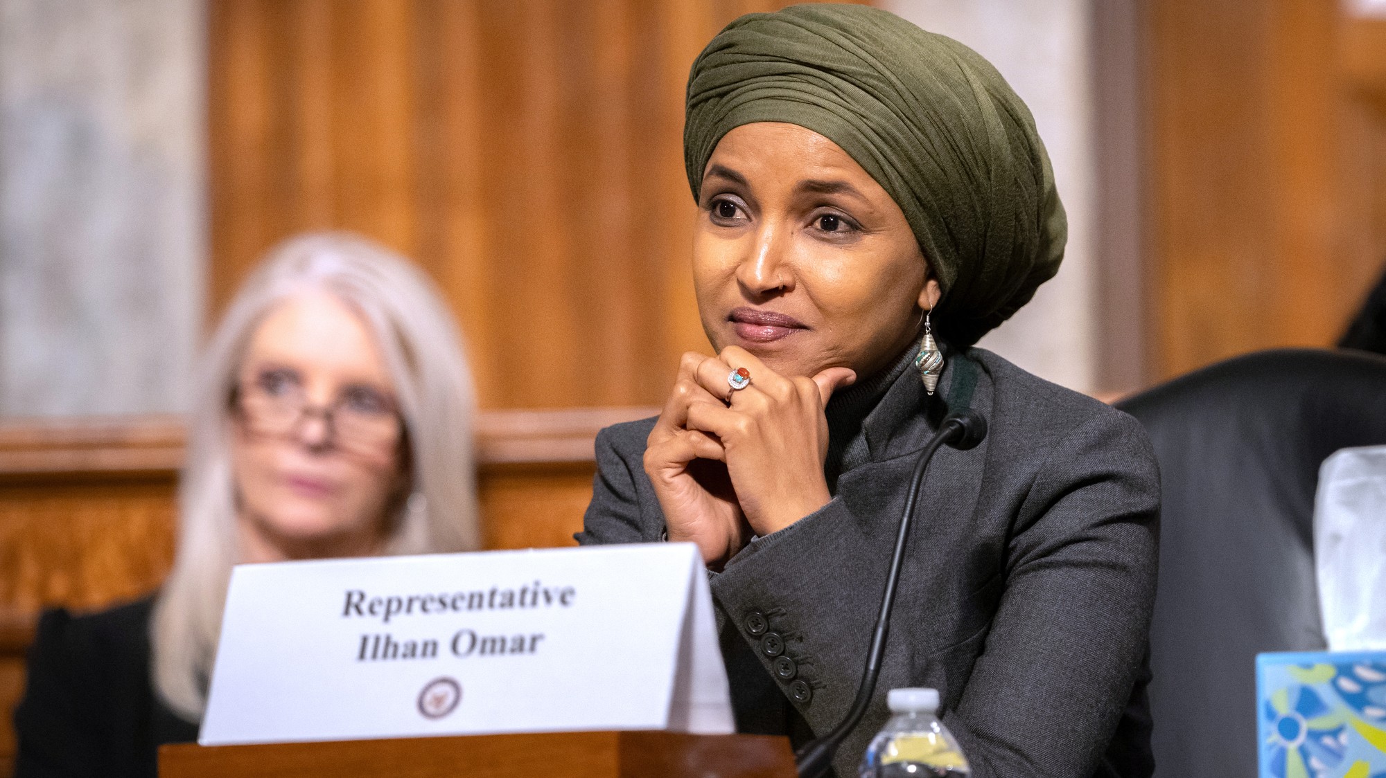 Na archívnej snímke z 22. septembra 2026 demokratická kongresmanka Ilhan Omarová.