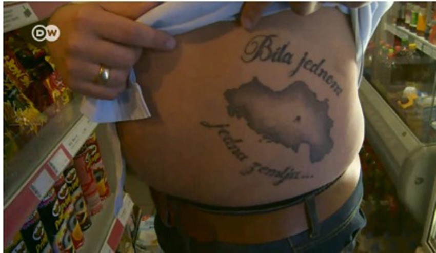 Tetovaža momka iz Sarajeva koji živi u Nemačkoj