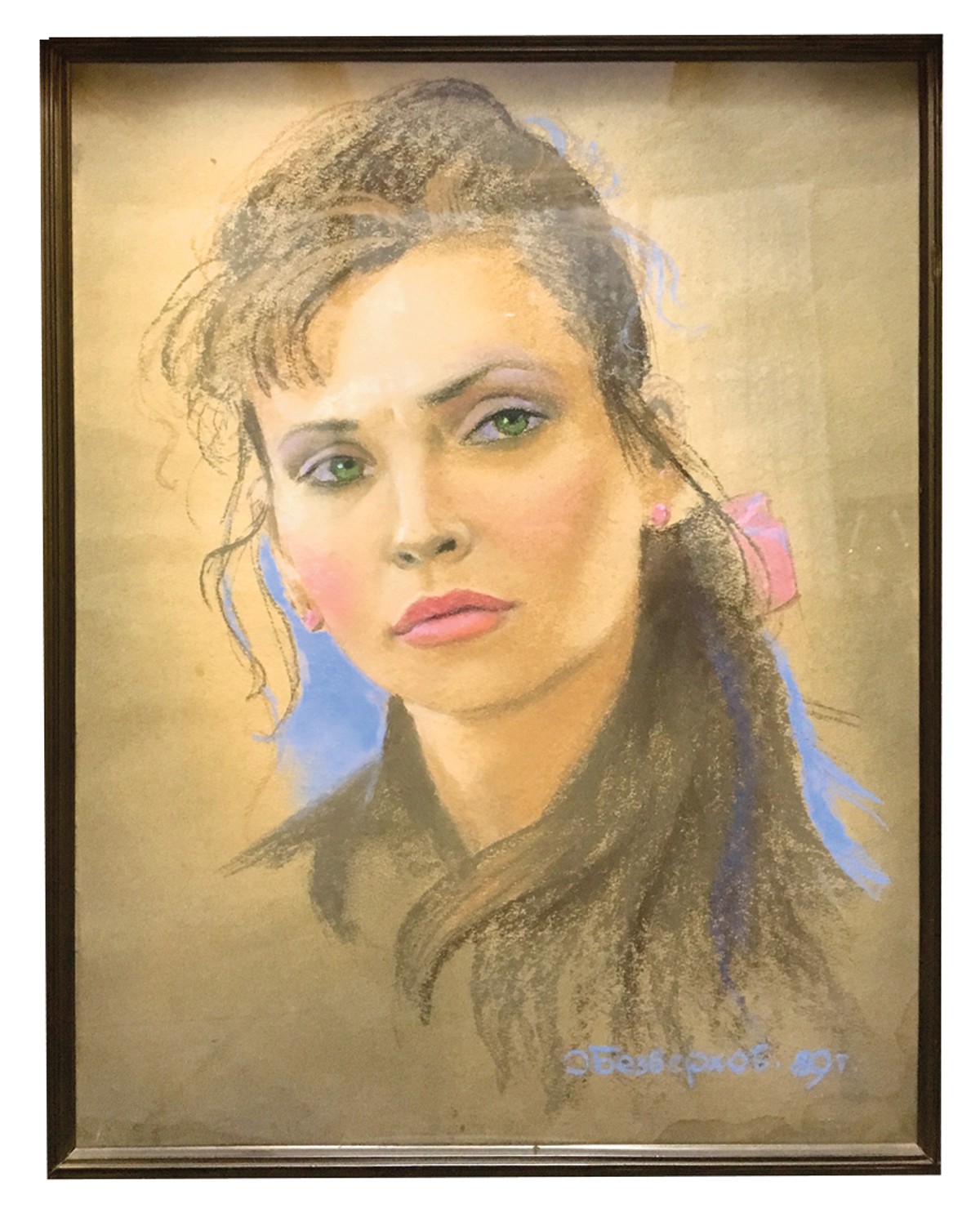 Portret Eleonory Reviny namalowany w 1989 r. Miała wtedy 27 lat