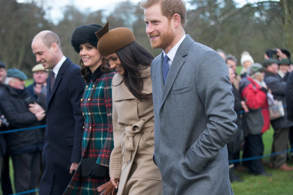 Prinčevi Vilijam i Hari sa suprugama Kejt i Megan pre svađe