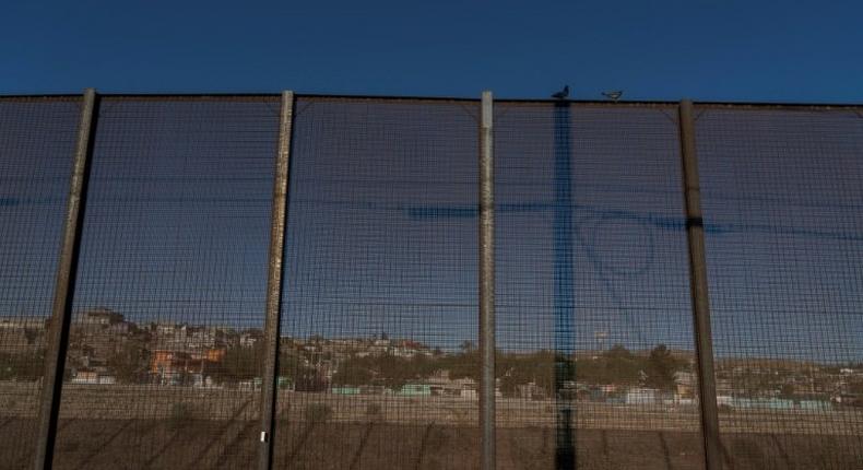 The existing US-Mexico border fence near downtown El Paso, Texas, is being replaced under President Donald Trump's border wall program