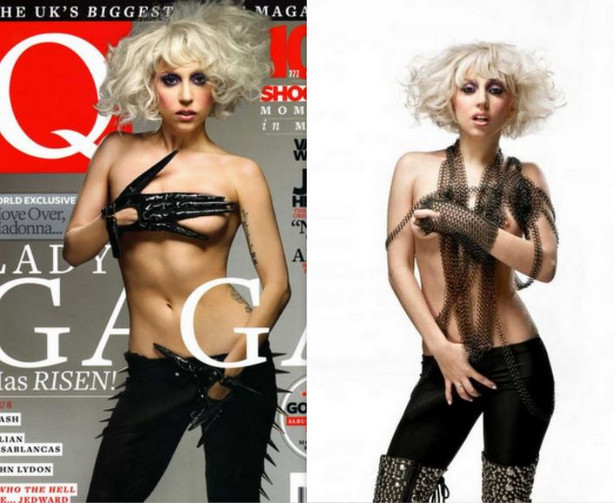 Lady GaGa pozuje topless