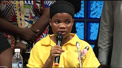 Mmesoma Ejikeme during her appearance before the House of Representatives on Wednesday, July 19, 2023.