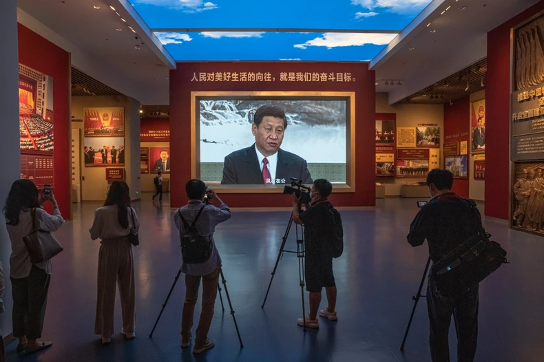 Kult ličnosti - Si na ekranu u novoizgrađenom Muzeju KP Kine u Pekingu