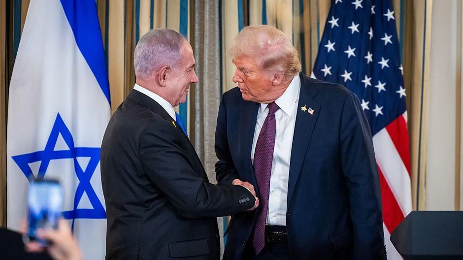 Izraelski premijer Benjamin Netanjahu i predsednik Tramp sastali su se u septembru 2025. godine | Foto: Bloomberg via Getty Images