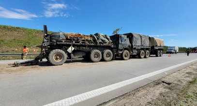 Zderzenie amerykańskich żołnierzy na A4. Były potrzebne karetki