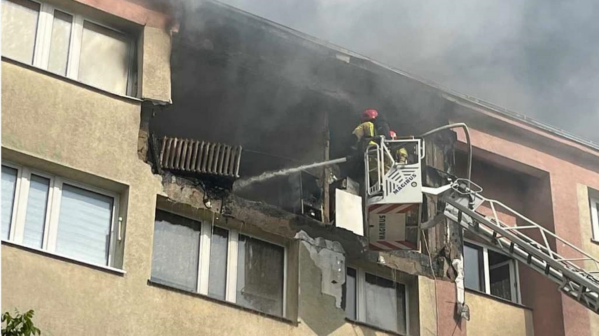 Groźny pożar w Bielawie. Szybka akcja sąsiadów