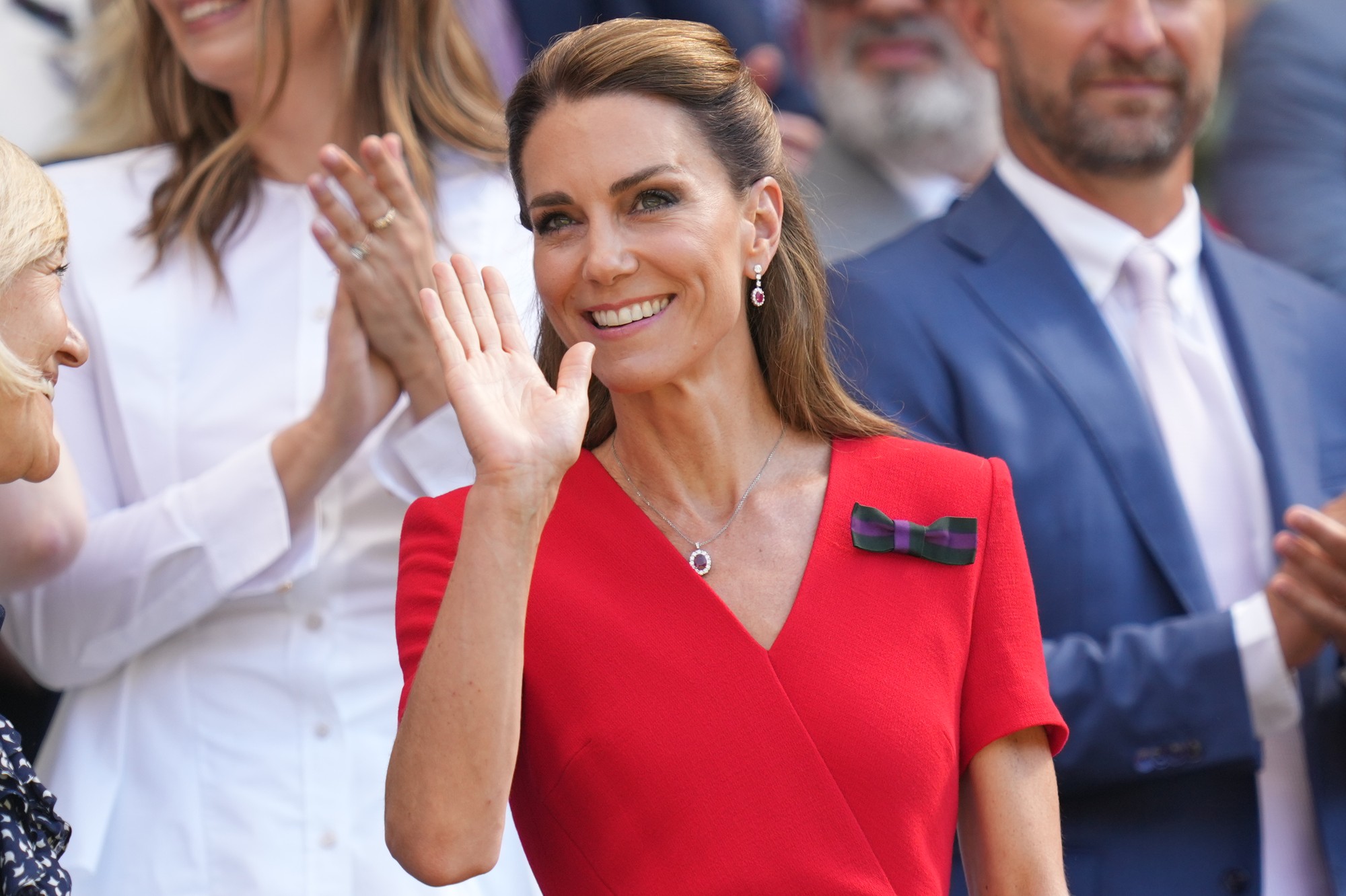 Britská princezná Kate na Wimbledone.