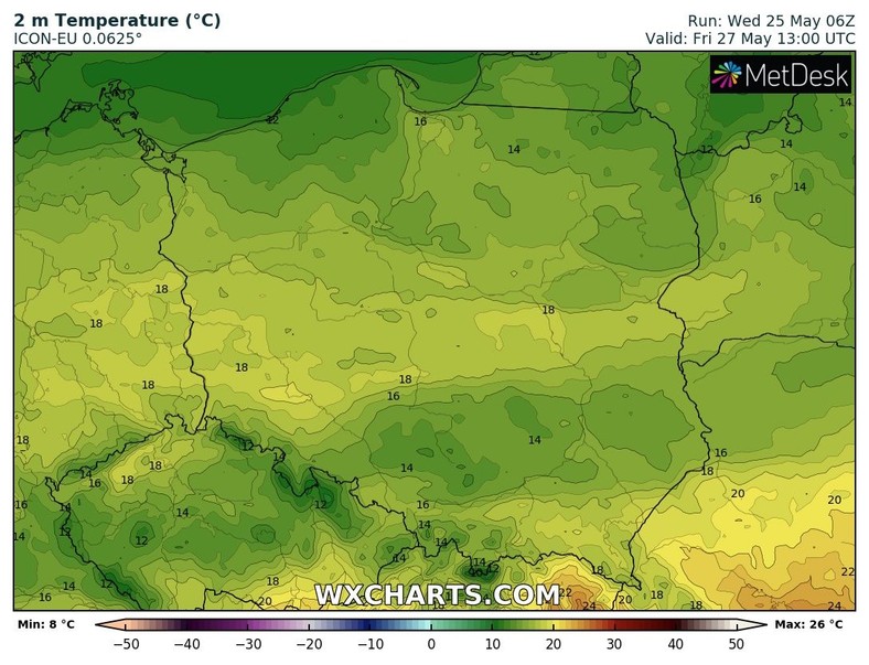 Temperatura zacznie dość szybko spadać