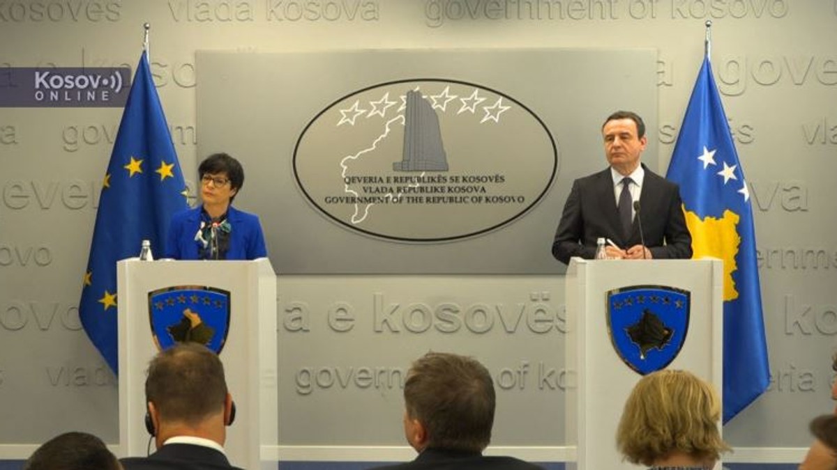 Marta Kos i Aljbin Kurti