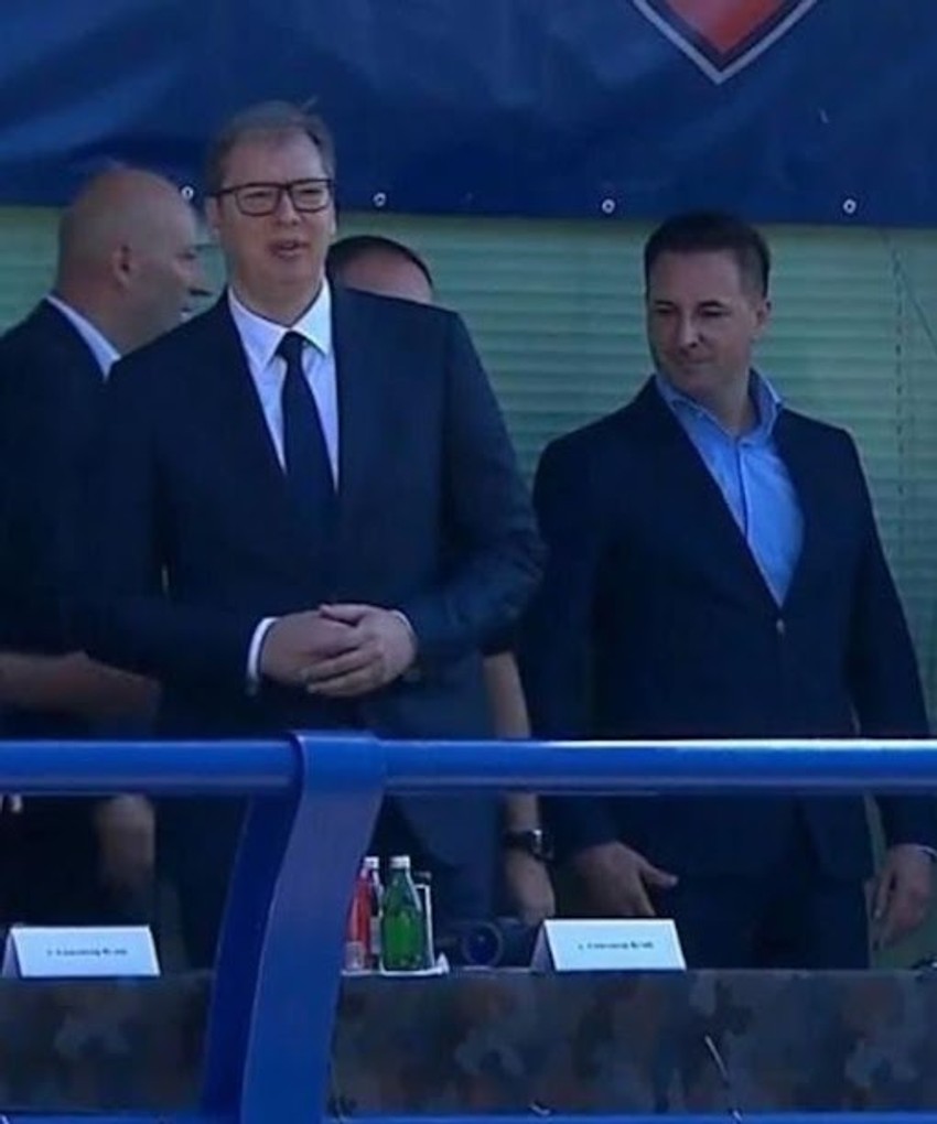 Aleksandar Vučić i Veselin Milić