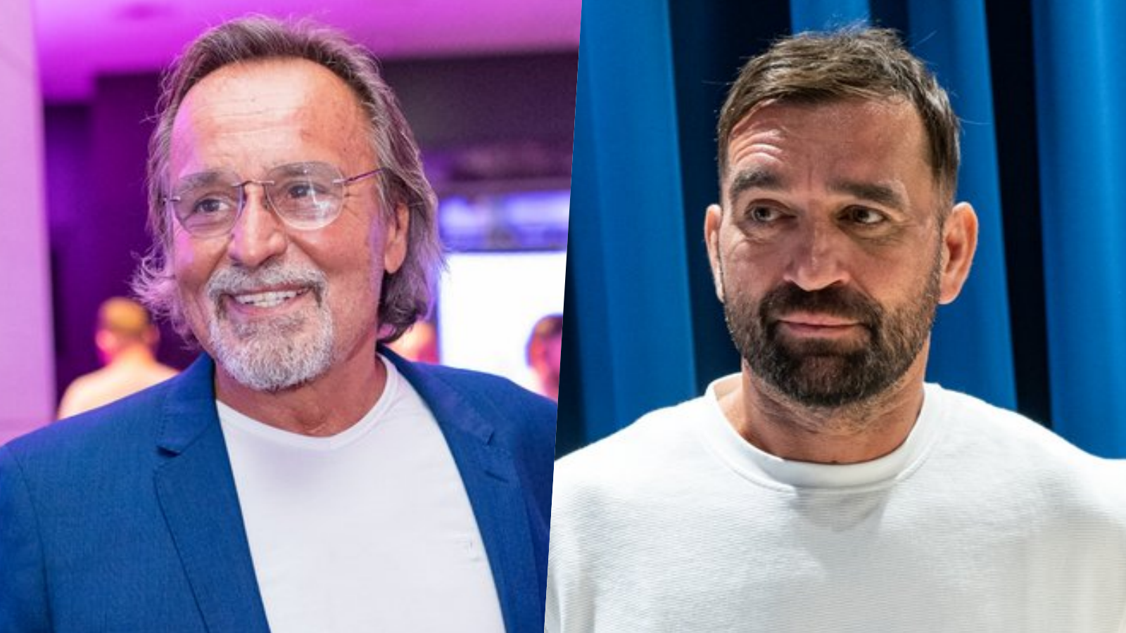 Herec Jozef Vajda a Milan Ondrík. 