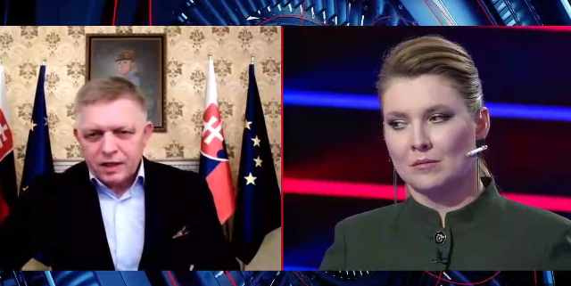 Fico vystúpil v ruskej televízii.