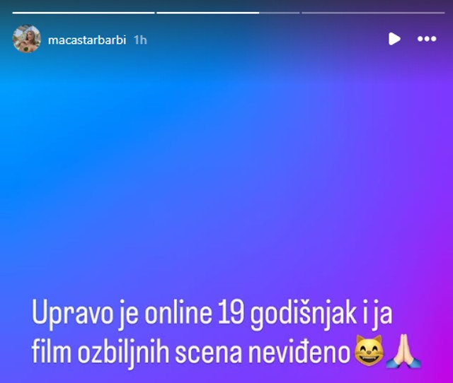 Maca Diskrecija (Foto: Instagram)