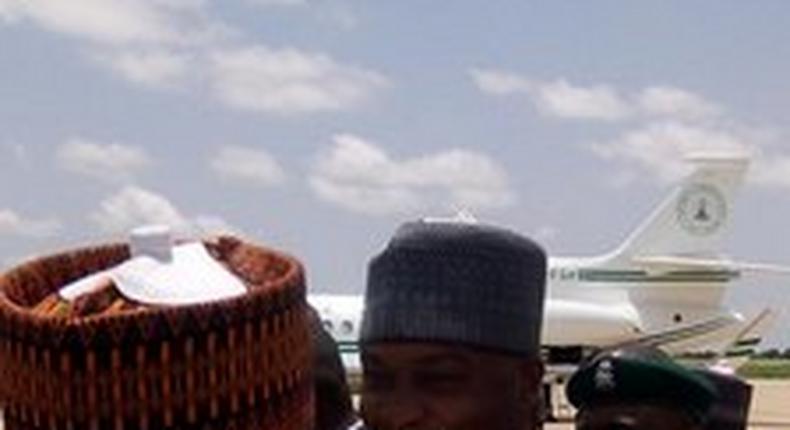 Bukola Saraki visits Maiduguri on August 3, 2015