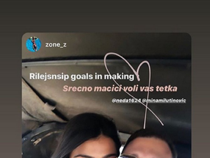Mladenci Mina i Nemanja
